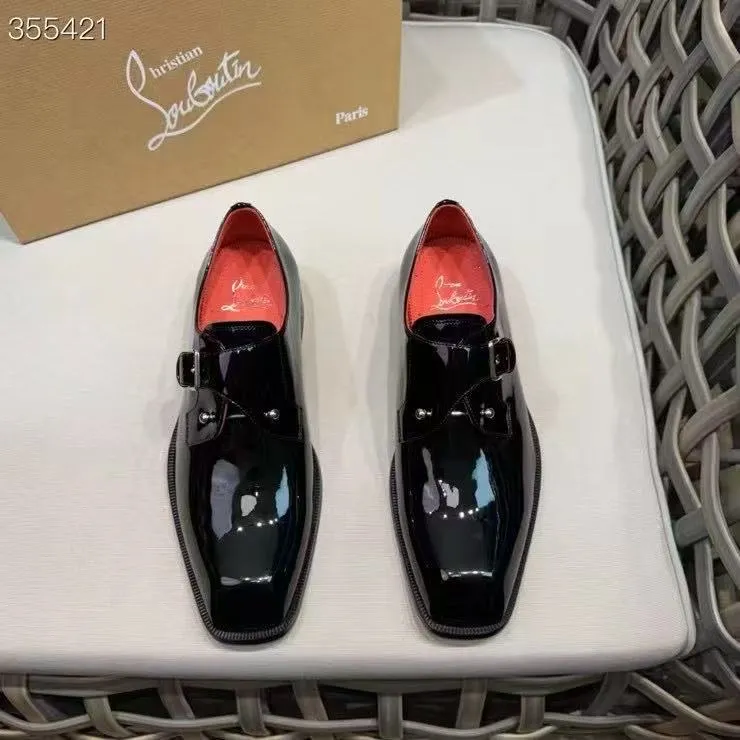 p920💰Men's shoes Christia*.Lobouti*🆑High-end men's business formal leather shoes | Classic red sole shoes | Original imported first-layer cowhide | Iconic rivet decoration | Water-dyed cowhide lining | Italian imported red cowhide outsole | High-end luxury | Perfect interpretation of fashion, sunshine, style, suitable for various occasions Size: 39-44 (customized at 38.45.46)